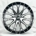 RIN 19X9.5 5-112 R1 SPORT FBX151 BLACK MACHINE FACE ET45 CB66.56