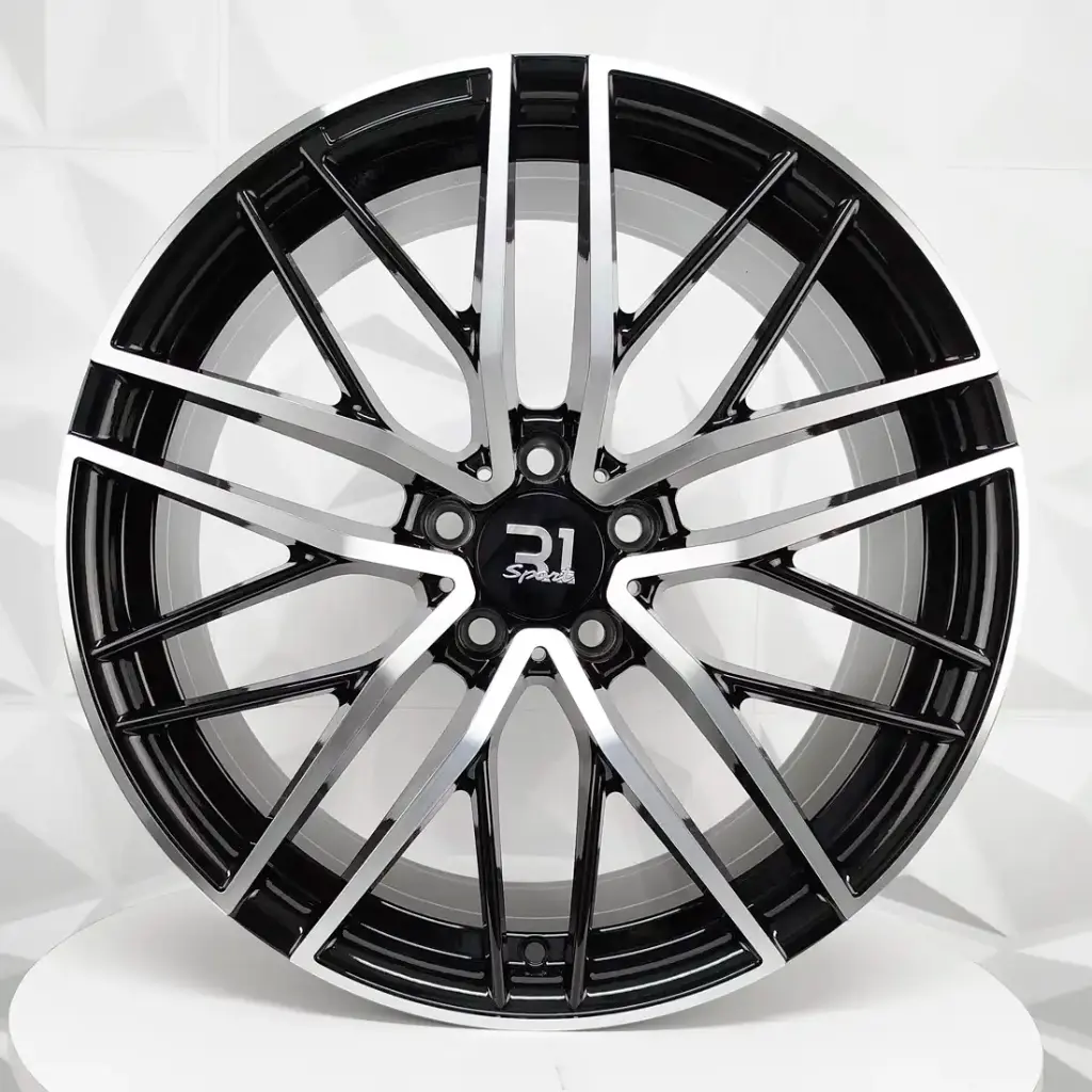 RIN 19X9.5 5-112 R1 SPORT MH109 BLACK MACHINE FACE ET42 CB66.6